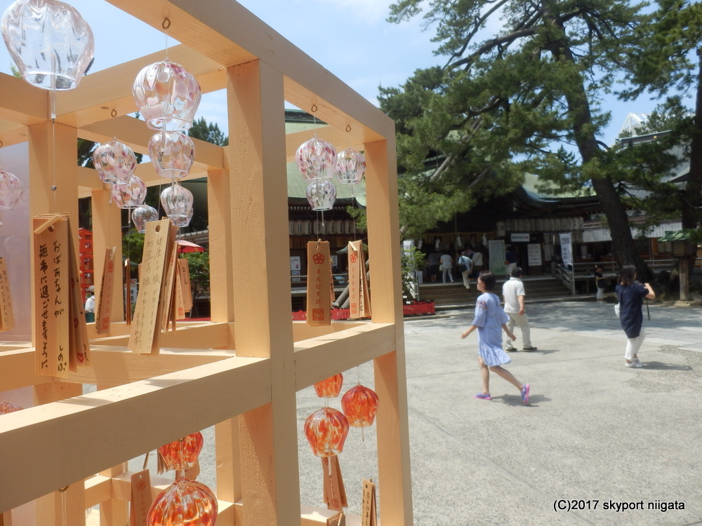 風鈴まつり2017［新潟市中央区・白山神社］