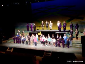 新潟市北区市民ミュージカル「春のホタル」再演（2015年02月）の様子